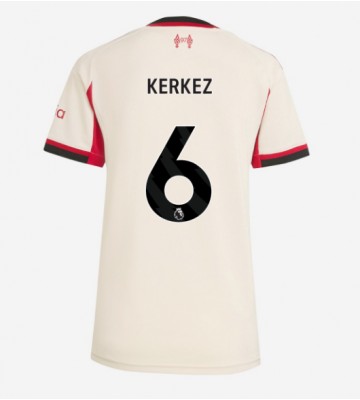 Liverpool Milos Kerkez #6 Udebanetrøje Dame 2025-26 Kortærmet